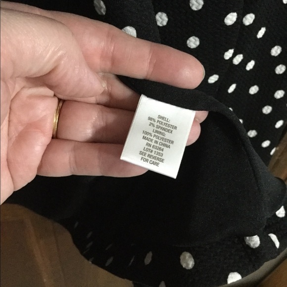 Black polka dot jacket - dress up or down NWT - Picture 7 of 7